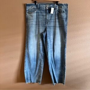 Torrid High Rise 90s Straight Vintage Stretch Wide Leg Jeans Size 24 NWT